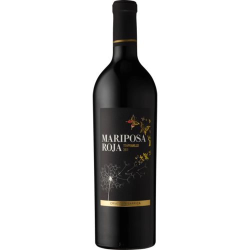 Tempranillo Vino de España Criado en barrica 2022 0,75 l - Mariposa Roja